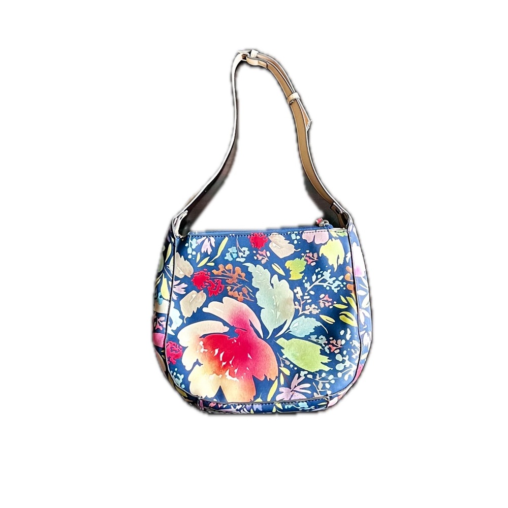 Floral Design Hobo Shoulder Bag